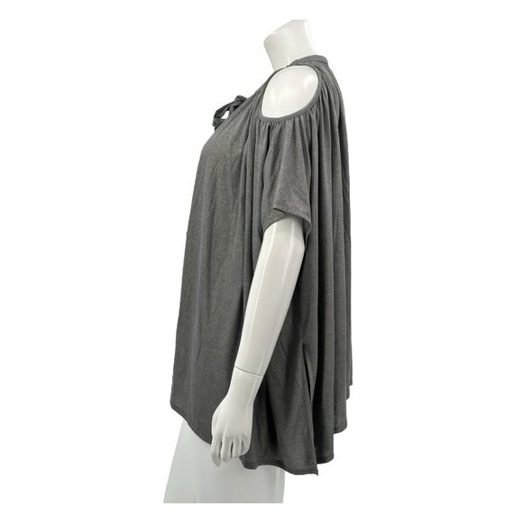 Deletta Anthropologie Top Womens XS Small Tulay Open Shoulder Oversized Flowy - Picture 4 of 8